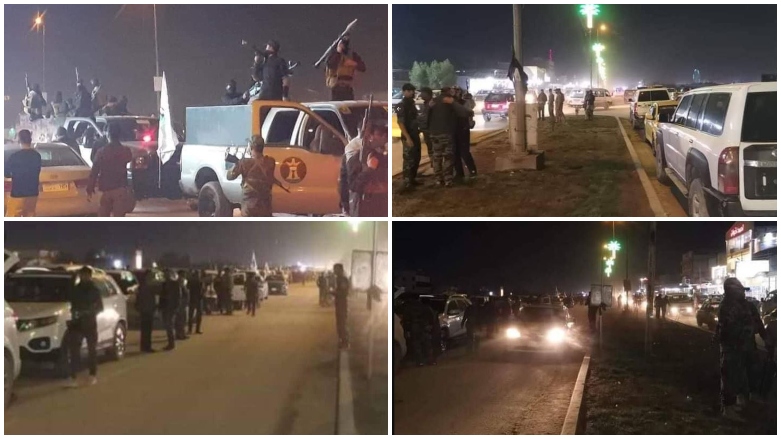هێزەکانی سەرایا سەلام لە بەغدا، وێنەکە لە تۆری کۆمەڵایەتیی تویتەر وەرگیراوە
